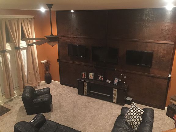Custom theater in basement