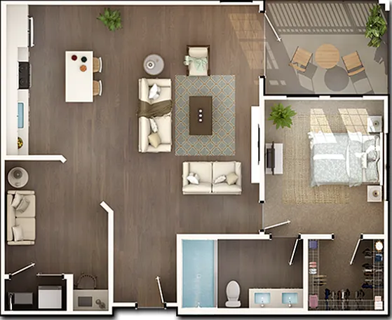 One Bedroom, One Bathroom One Bedroom, One Bathroom