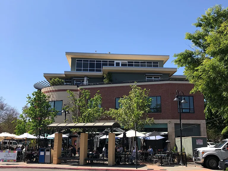 Mixed use building in the Davis Downtown.