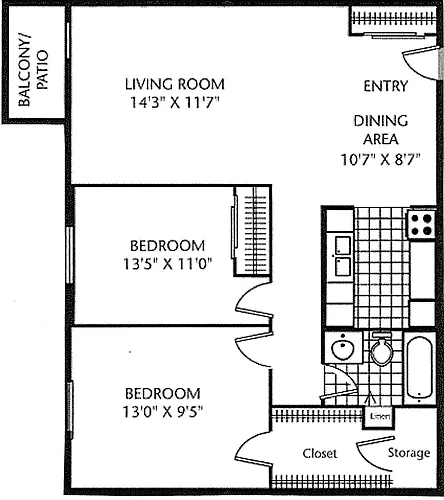 Floor plan A Style