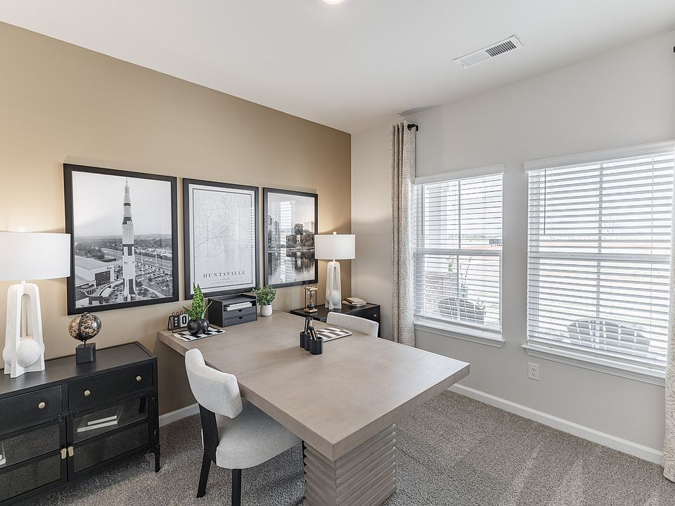 The Gibson floorplan with the Lush White interior package modeled at Madison Preserve.