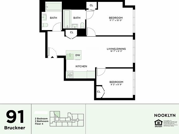 2nd image of 91 Bruckner Blvd #415