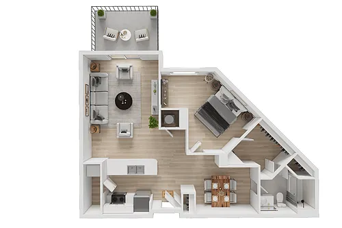 Floor plan A1C