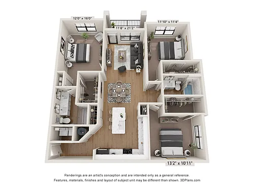 Floor plan C1