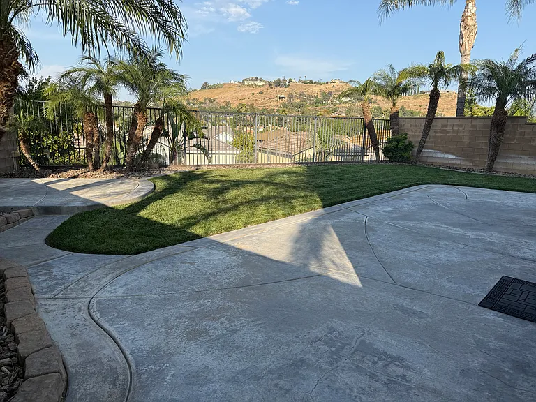 Backyard, Left Side View