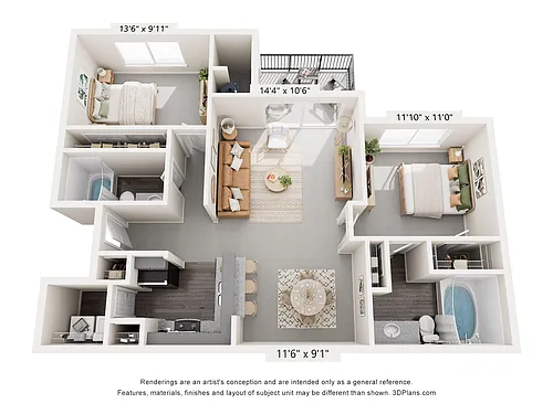 Floor plan B1-T