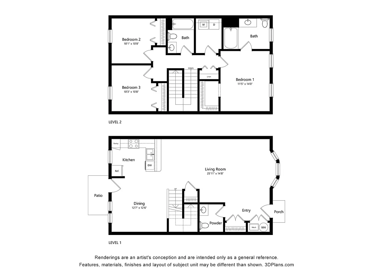 Floor plan The Homestead