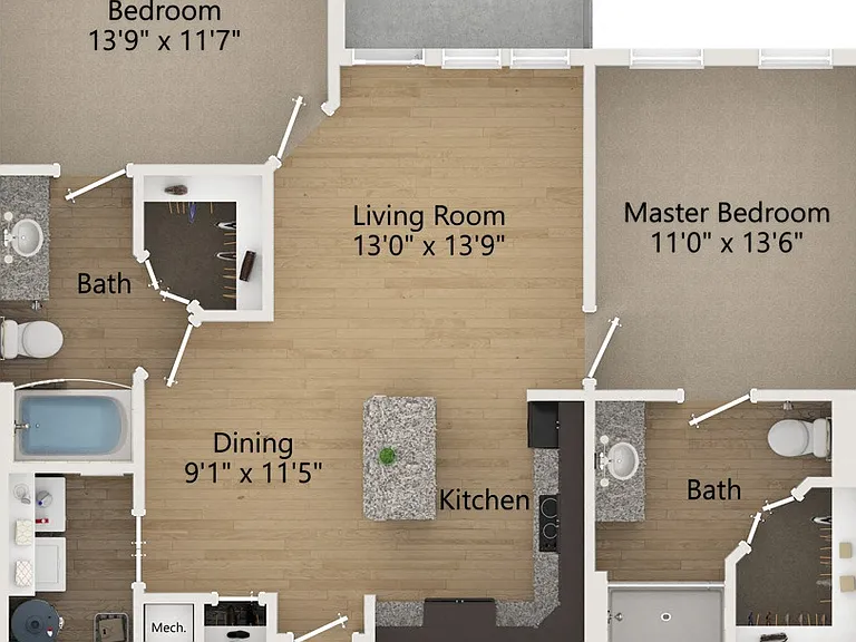 The Oaks on the Lake Upscale 55+ Apartments — Photo 28