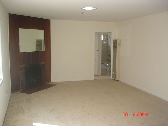 Living area with Fireplace.