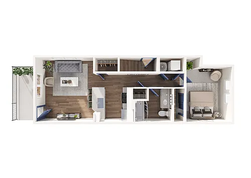 Floor plan A1, Pioneer