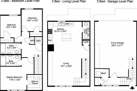 Three Bedroom Three Bedroom