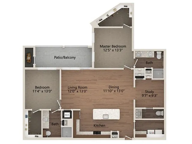 Floor plan B4