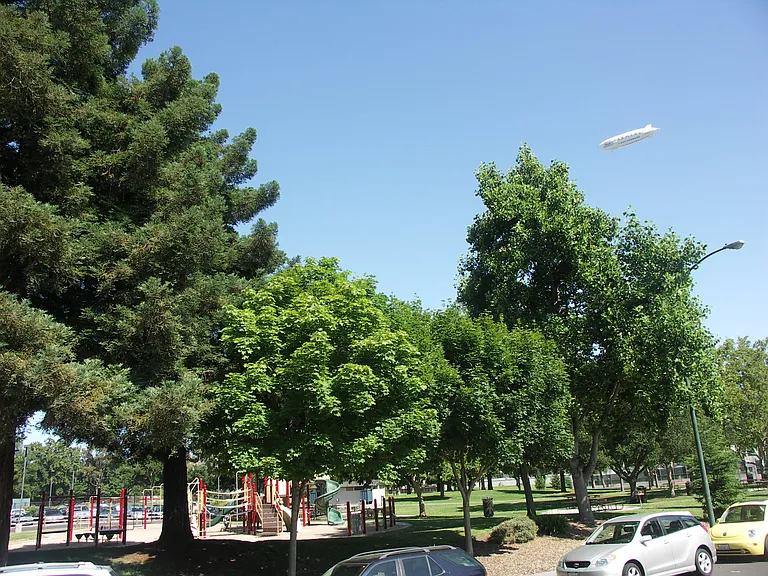 Park across the street