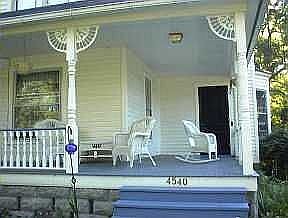 Front Porch - new rails and ginger