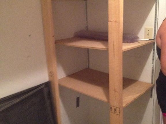 Lots of storage in the laundry room