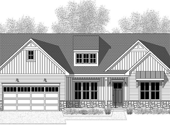 Elevation A - Optional Features Shown