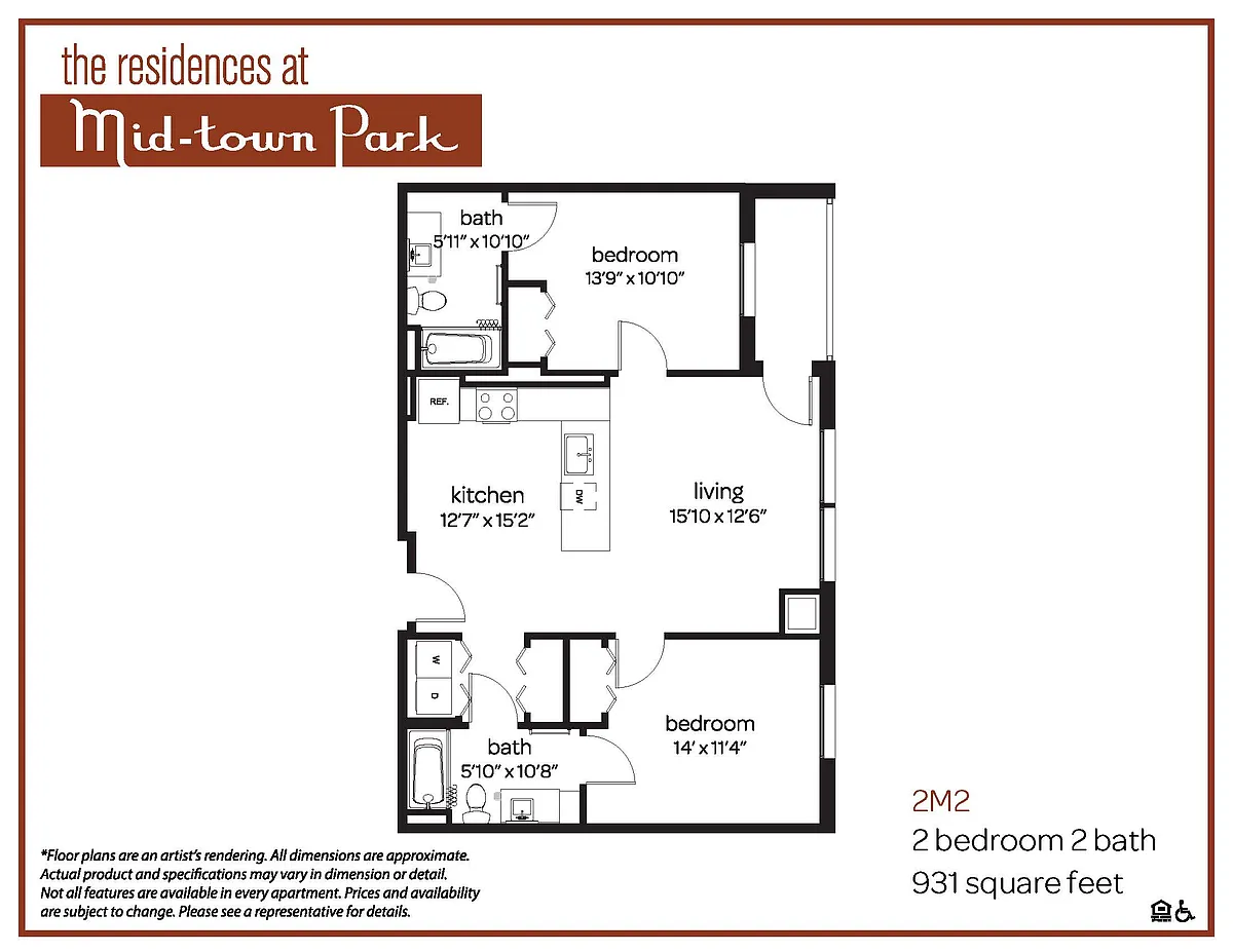 Floor plan 2M2