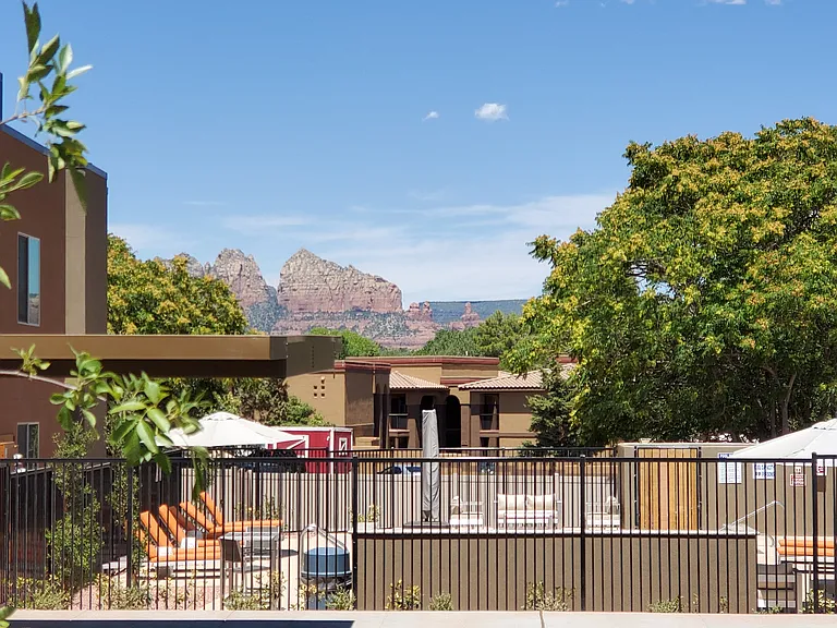 Pool at Pinon Lofts with a View