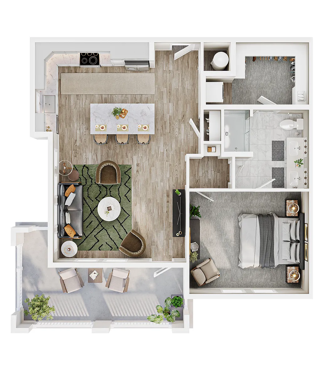 Floor plan Apartment - A1