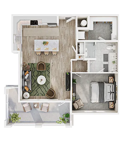 Floor plan Apartment - A1