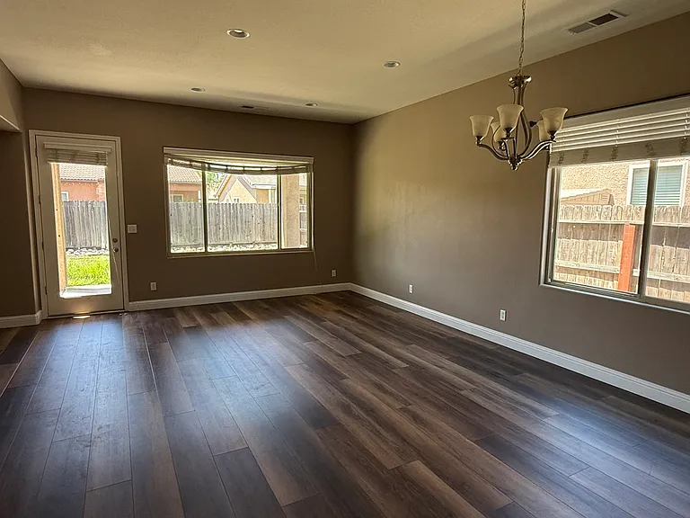 Living Room/ Dining Room view from foyer.