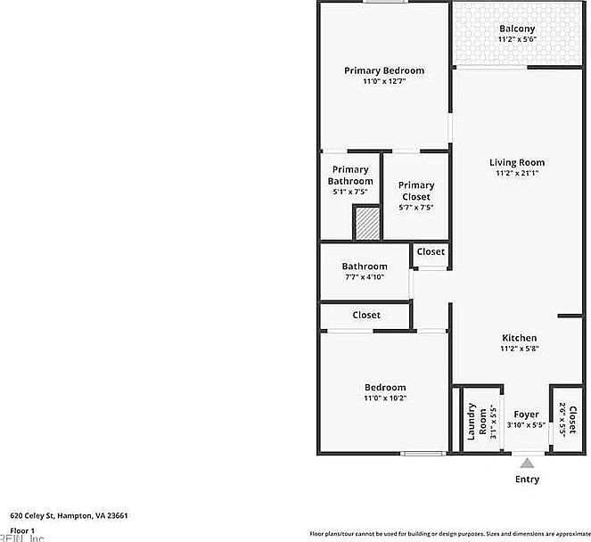2nd image of 620 Celey St APT D