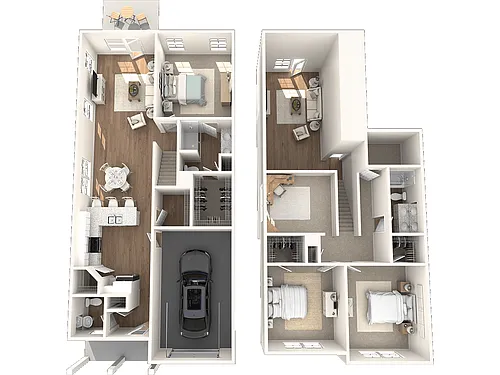 Floor plan Townhome - Madison