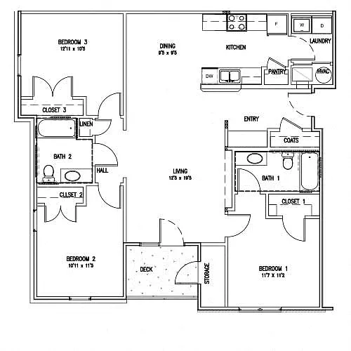 Floor plan Sunset