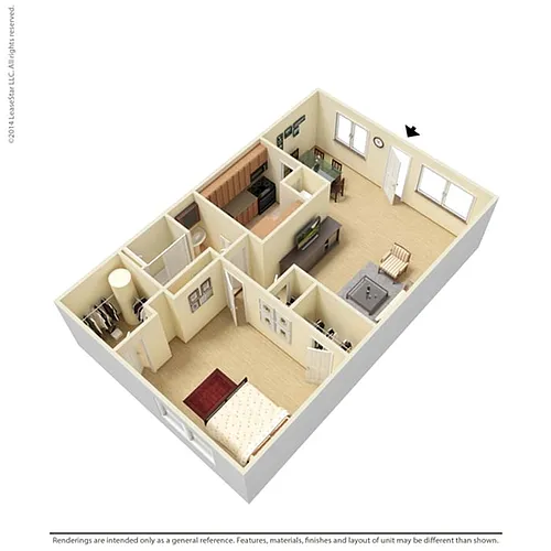 Floor plan 1d1 - Kokomo