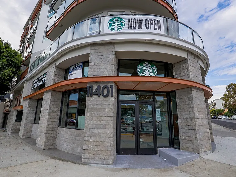 Starbucks Coffee Located in the Building