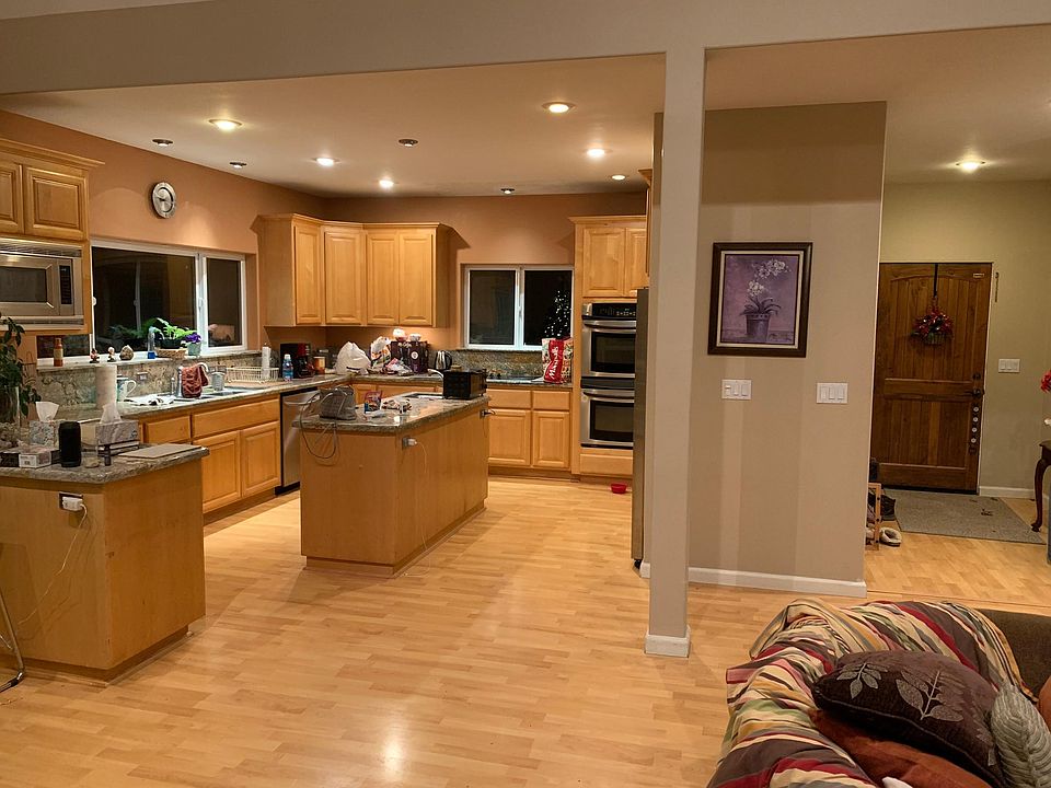 Open kitchen with island
