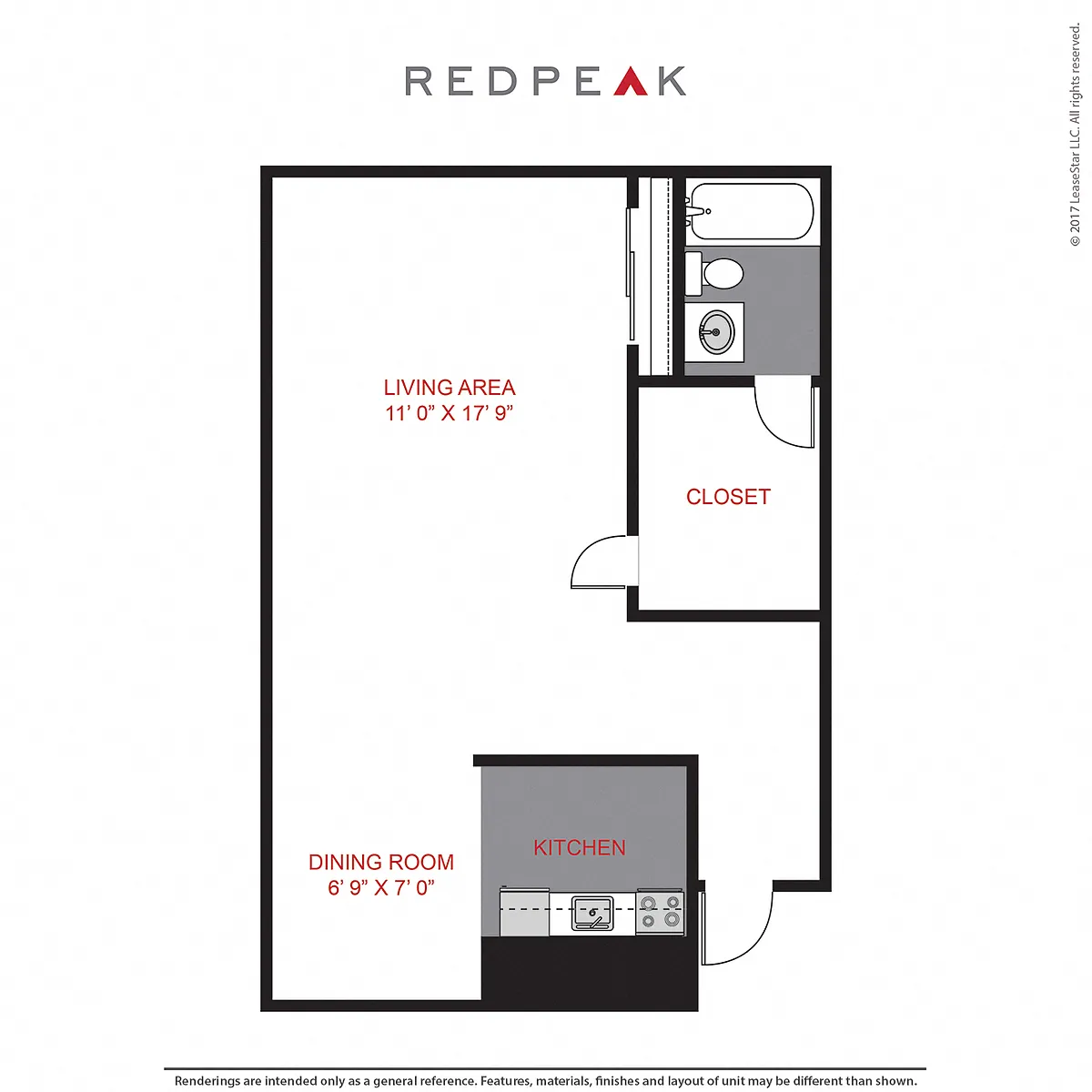 Floor plan Plan S1 - Studio