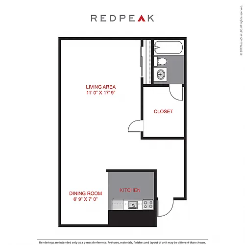 Floor plan Plan S1 - Studio