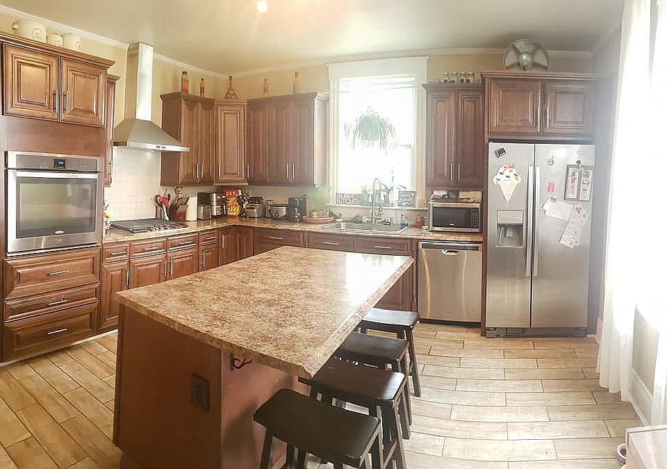 Panoramic View of Kitchen 