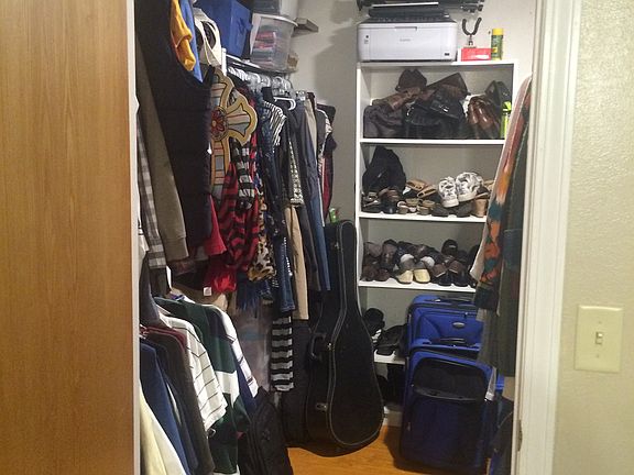 Master walk-in closet 
