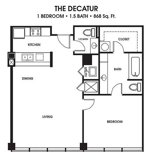 Floor plan DECATUR