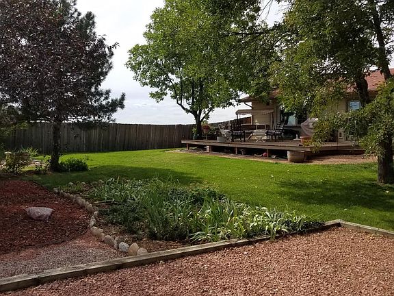 Spacious backyard