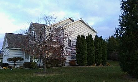 right sided view from front