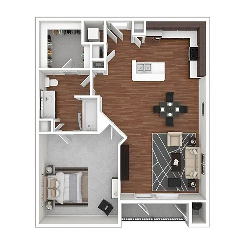 Floor plan Mt. Columbia - Renovated