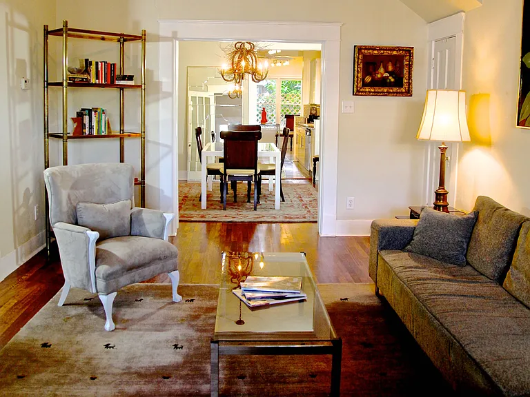 Living Room with view to rear of apartment