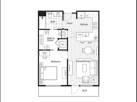 Open floorplan
