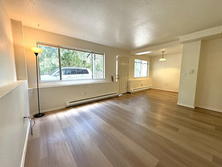 Large living area windows