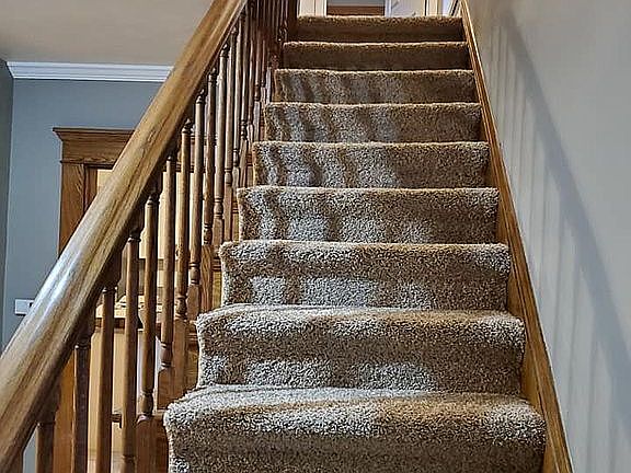 stairwell from 1st to 2nd fl