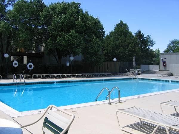outside pool