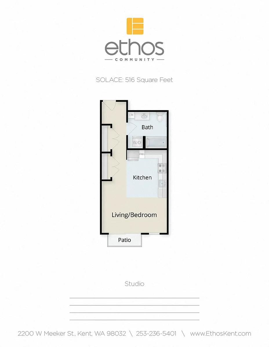 Floor plan Solace