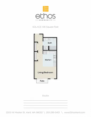 Floor plan Solace