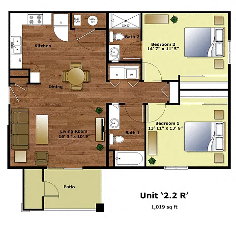 Floor plan 22R