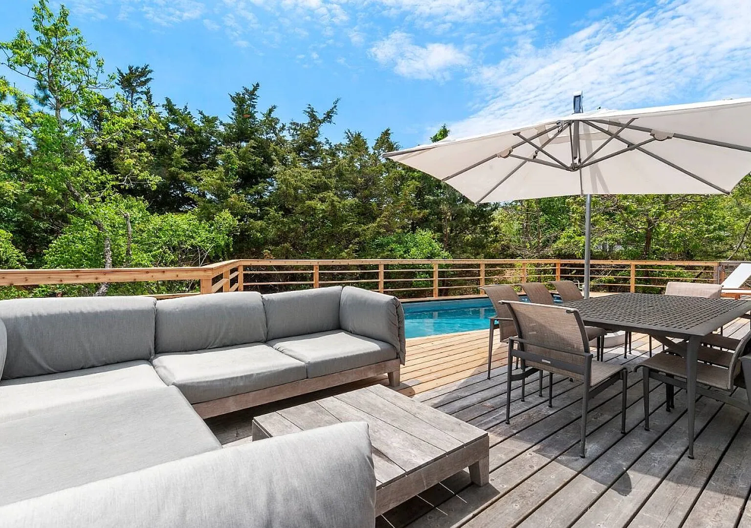 Outdoor Dining & Entertaining Spaces, Expansive Deck, Ocean Beach — Photo 2