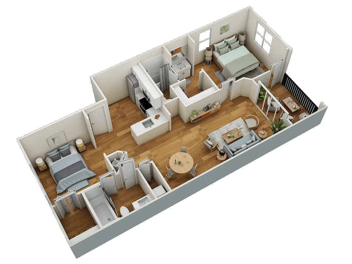 Floor plan Dominica