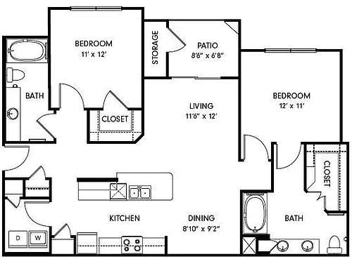 Floor plan B2
